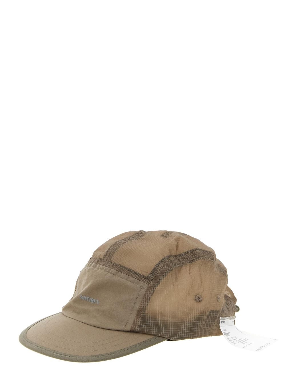 Satisfy Brown Polyamide Cap (Baseball Hat) for men