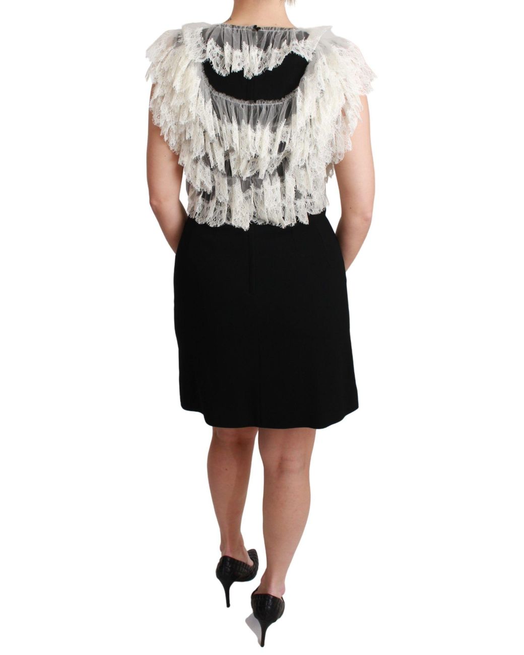 Dolce & Gabbana Black Fashion Devotion Sheath Mini Dress