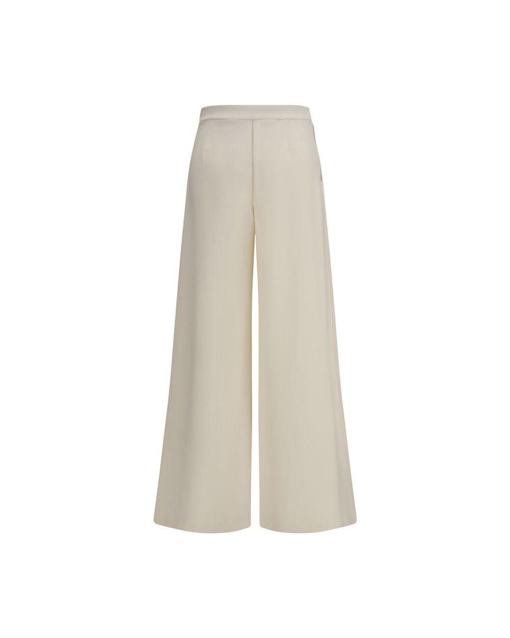 Max Mara Pure Natural Polyamide Flared Pants
