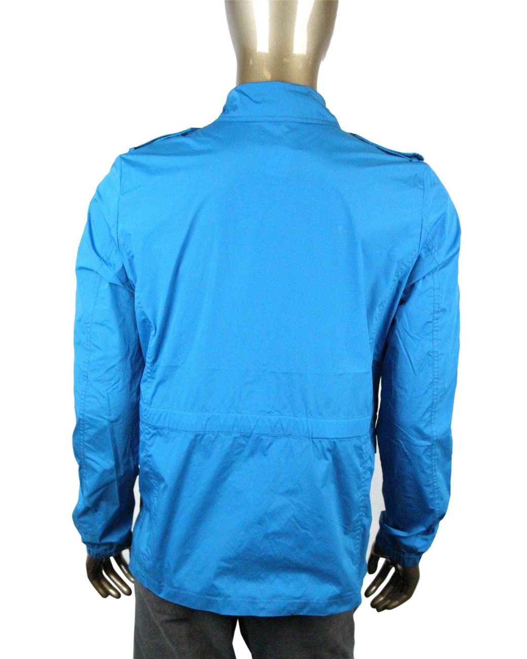 Gucci Blue Stretch Windbreak Polyamide Elastane Blouse Jacket (G 46 Us 36) for men