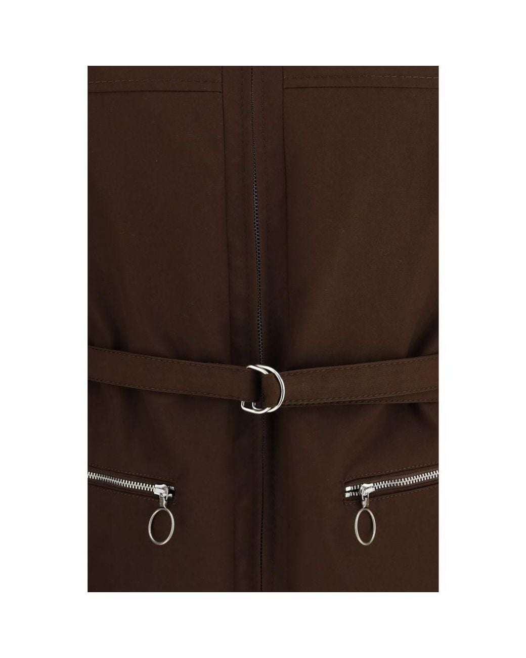 Prada Brown Polyester Shell Jacket for men