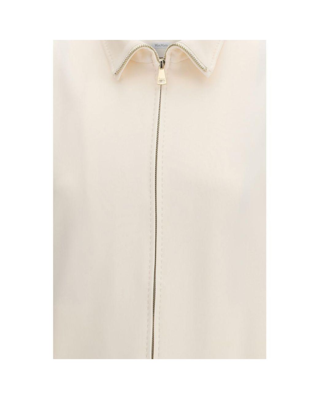 Max Mara Pure Natural Polyamide Shell Jacket