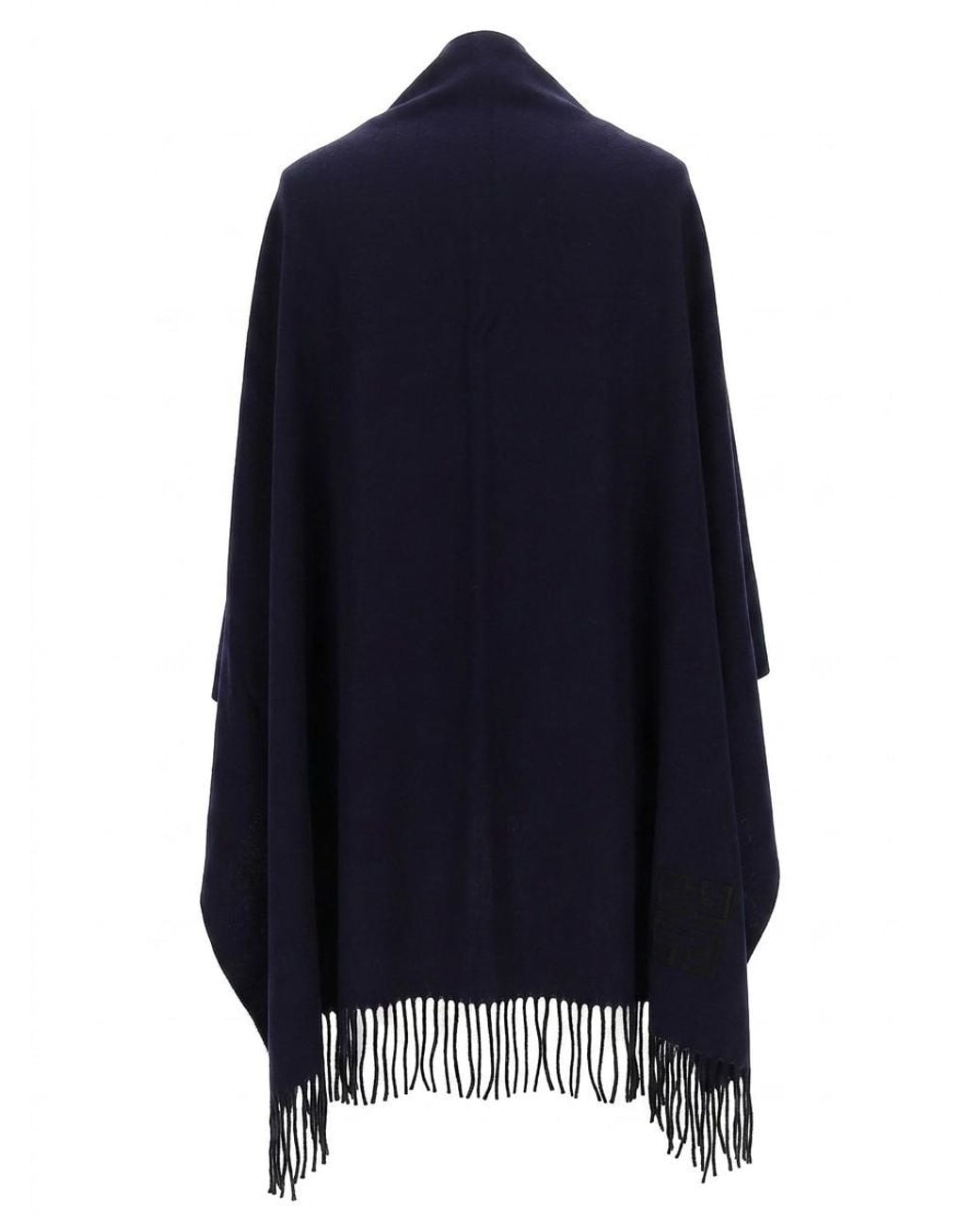 Givenchy Blue Wool Scarf