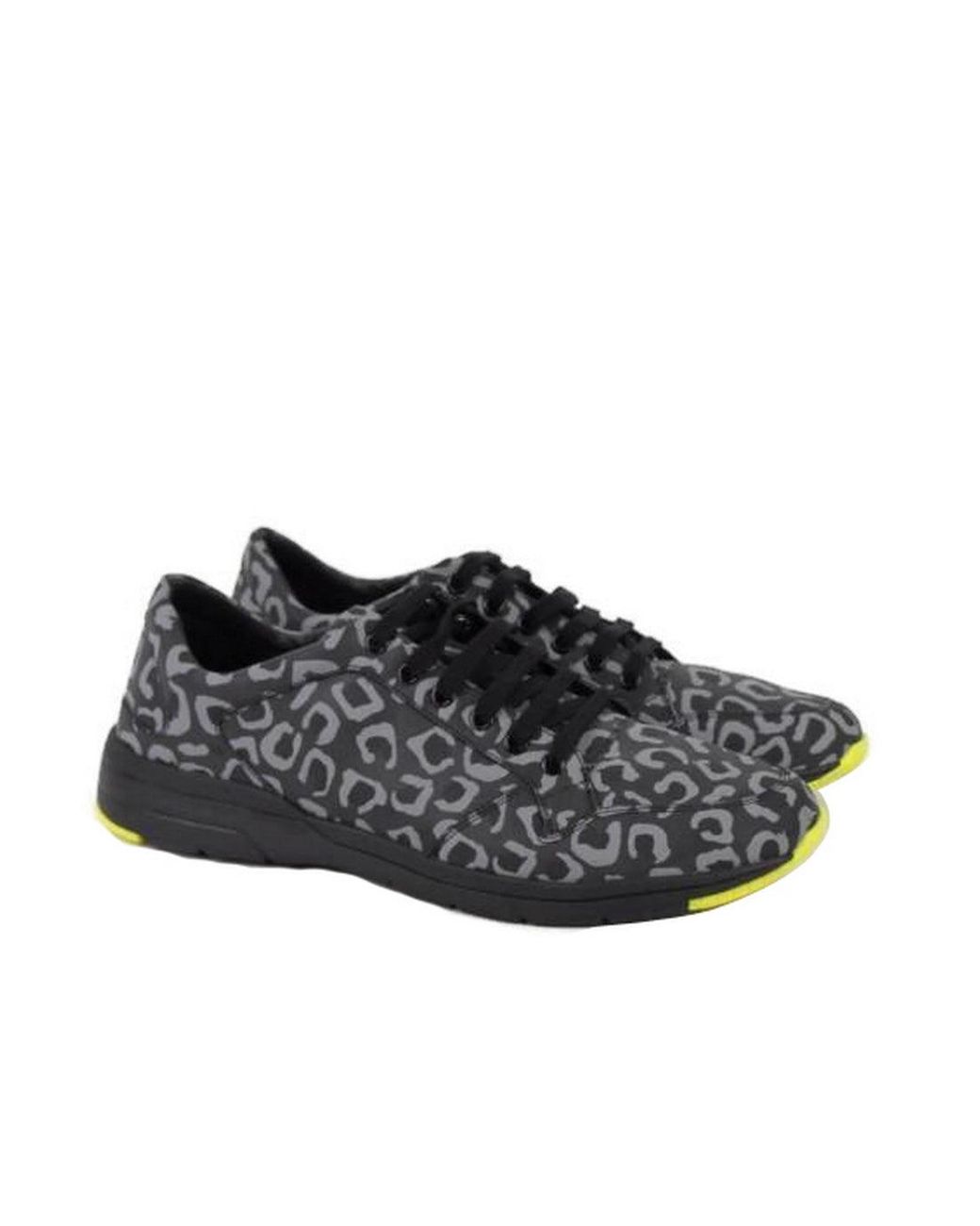 gray leopard sneakers