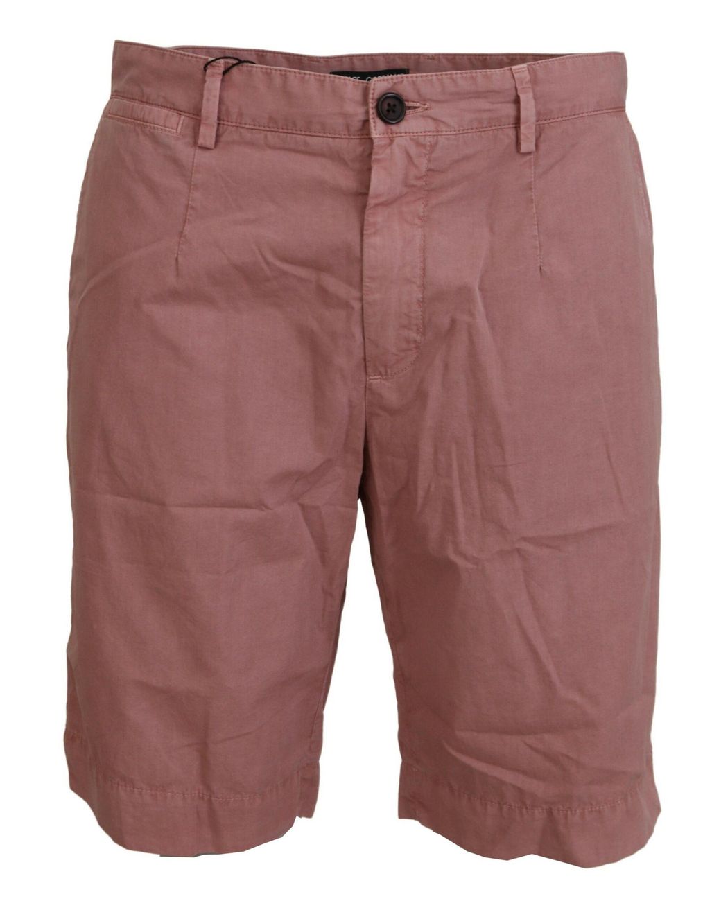 Dolce & Gabbana Black Chinos Cotton Casual Shorts for men