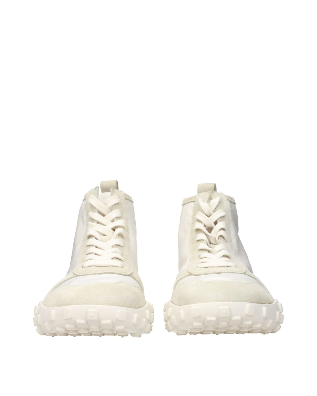 Jil Sander Natural Fabric High Top Sneakers for men