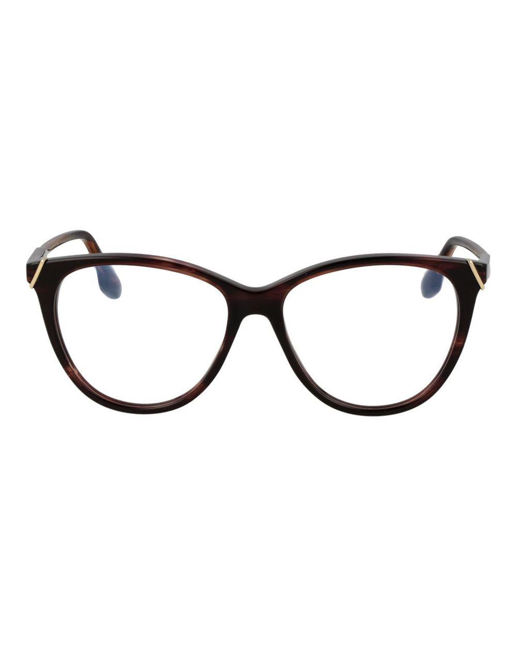 Victoria Beckham Black Brown Acetate Glasses (frames)