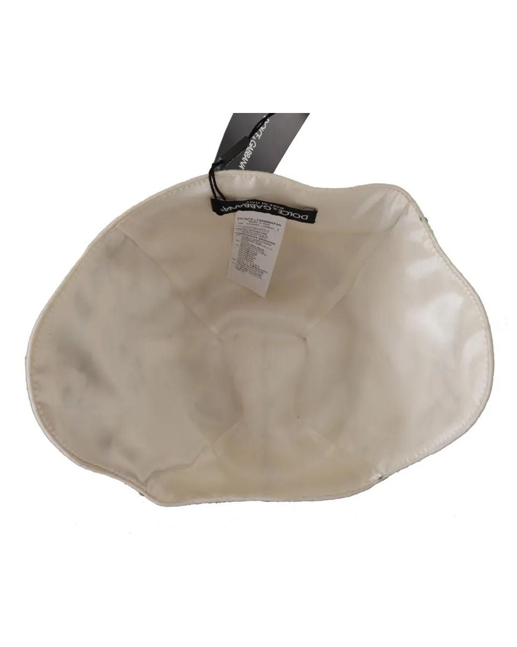 Dolce & Gabbana Metallic Wool Embroidered Cameo Brooch Hat