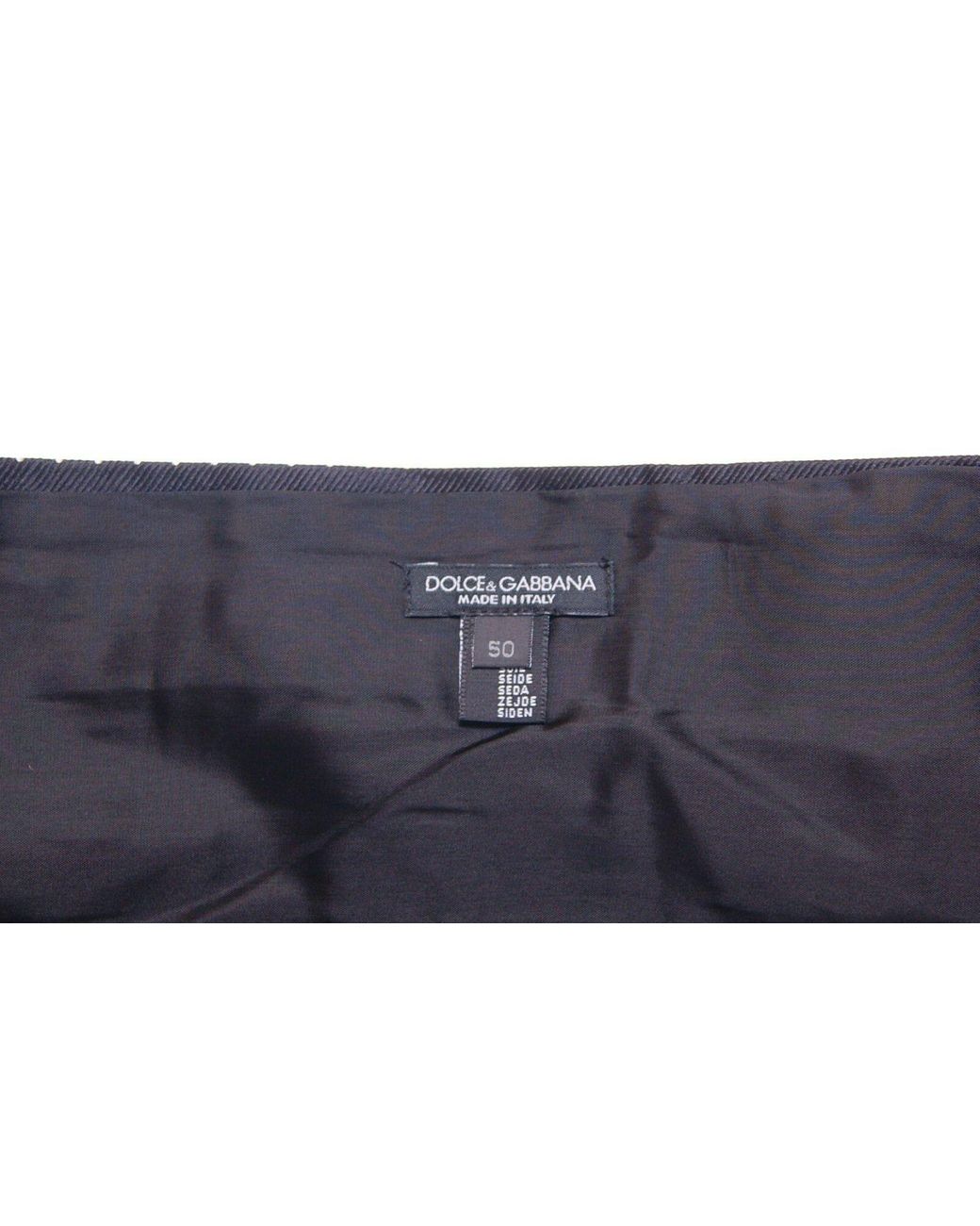 Dolce & Gabbana Blue Waist Smoking Tuxedo Cummerbund Belt Silk for men