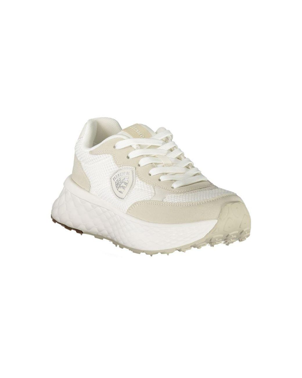 Blauer White Bianco Polyurethane Sneaker