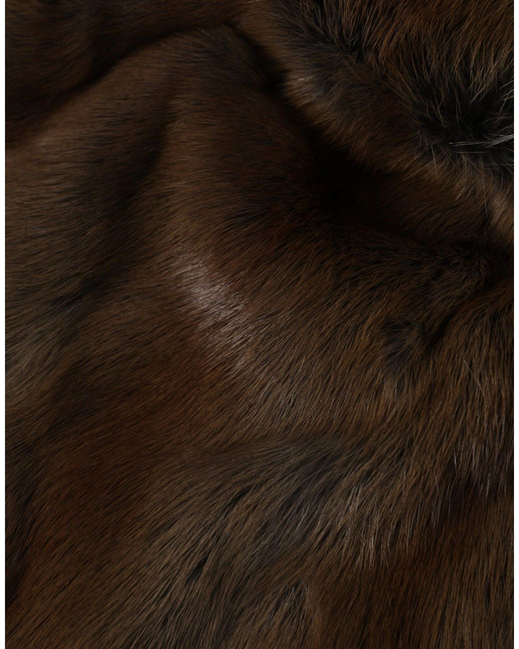 Dolce & Gabbana Brown Weasel Fur S Cashmere Hat Beanie