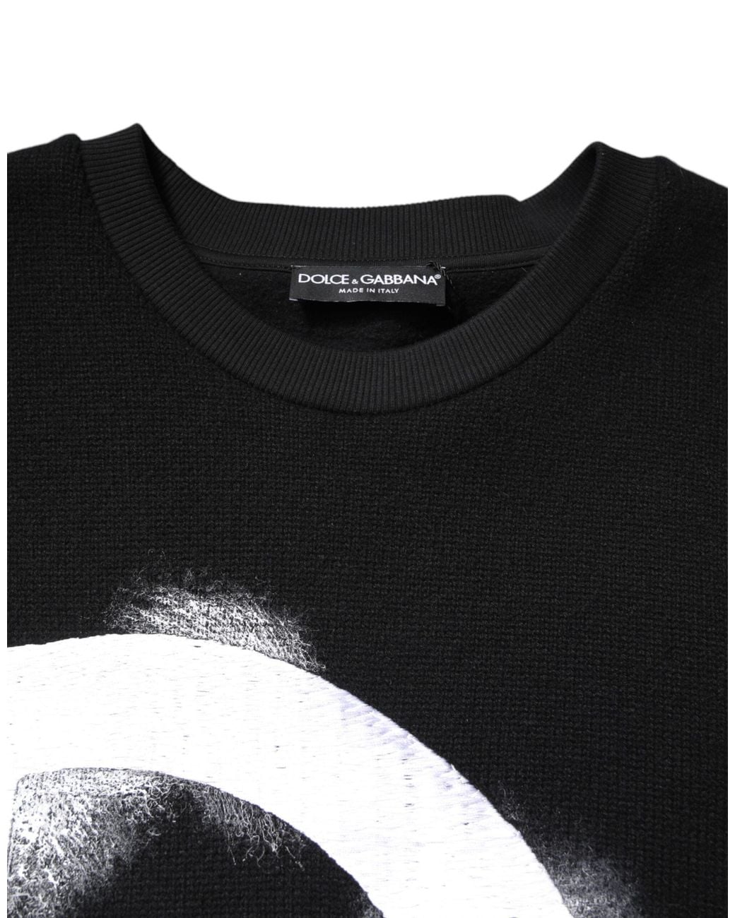 Dolce & Gabbana Black Dg Logo Knit Sweater for men
