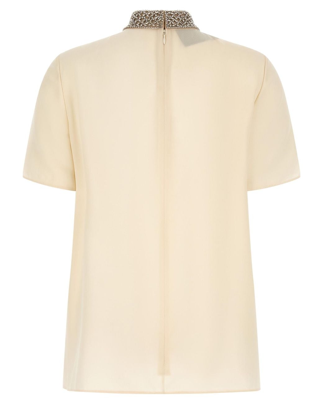 Valentino Garavani Natural Silk Tank Tops