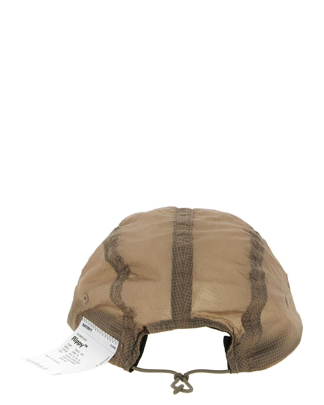 Satisfy Brown Polyamide Cap (Baseball Hat) for men