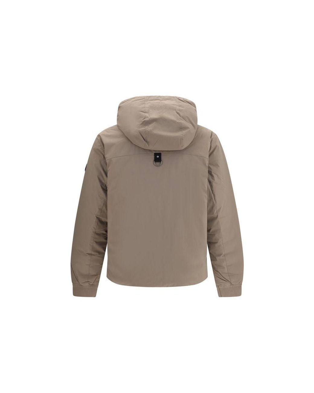 Moose Knuckles Gray Beige Nylon Full for men