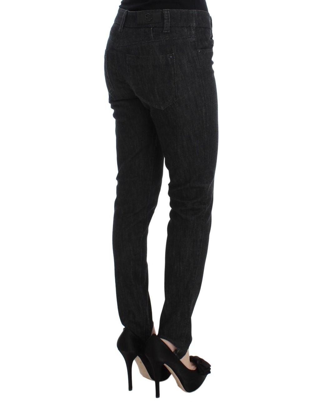 Ermanno Scervino Black Elegant Slim Fit Jeans