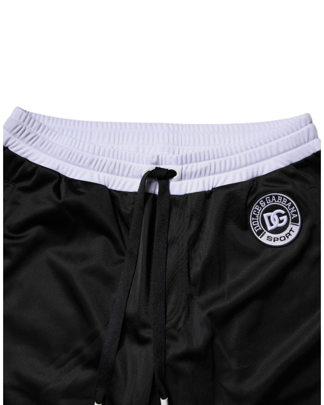 Dolce & Gabbana Black Sport Shorts for men