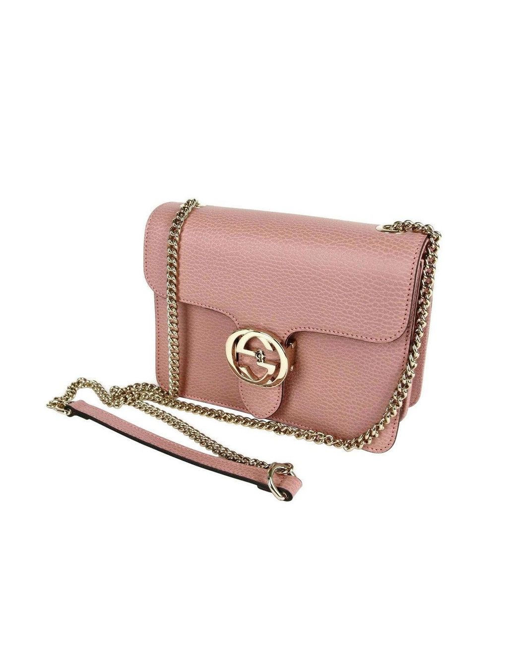 Gucci Soft Leather Interlocking G Small 