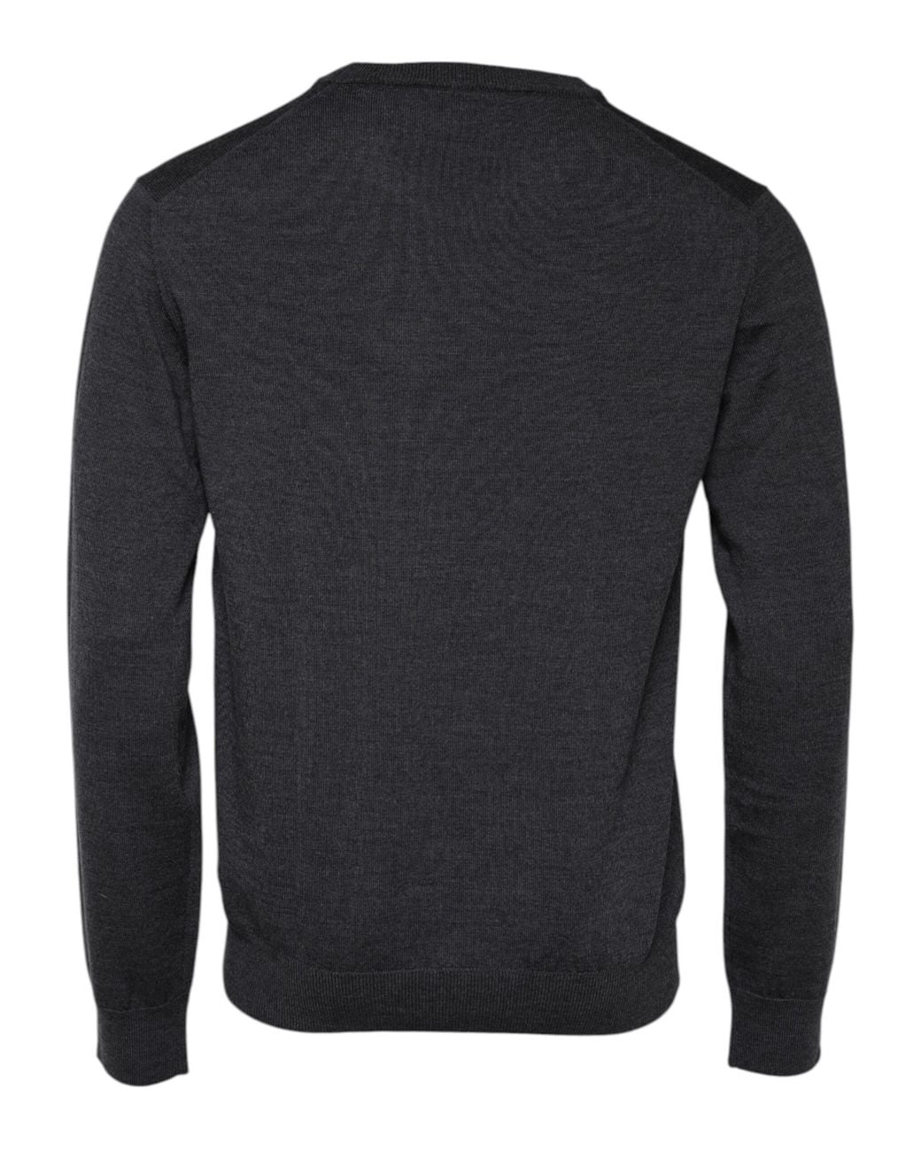 Dolce & Gabbana Blue Merino Wool Crew Neck Sweater for men