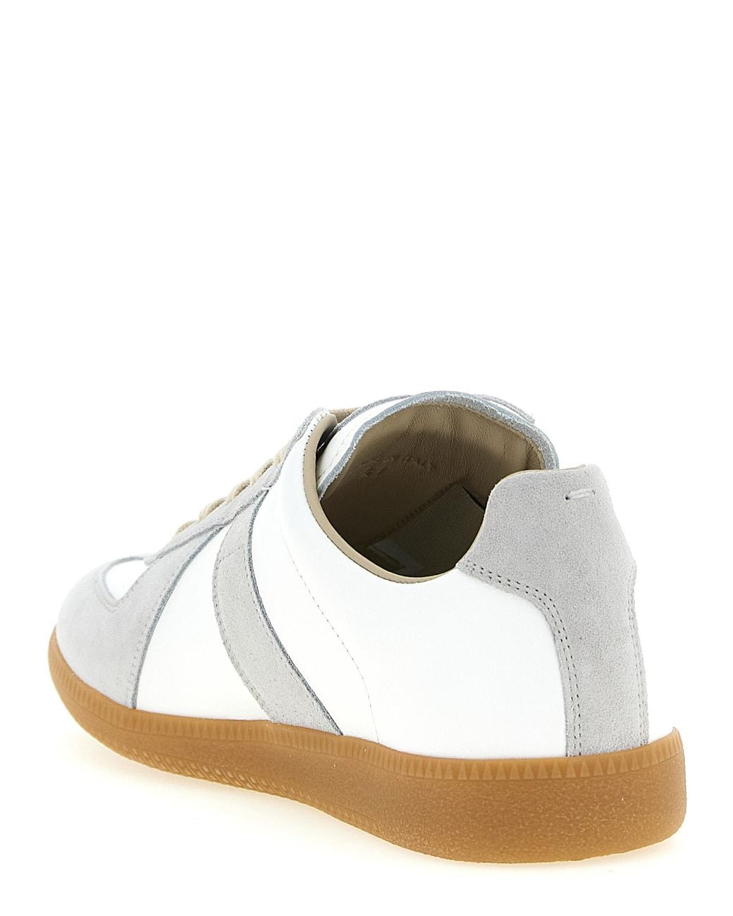 Maison Margiela White Calfskin Sneakers for men