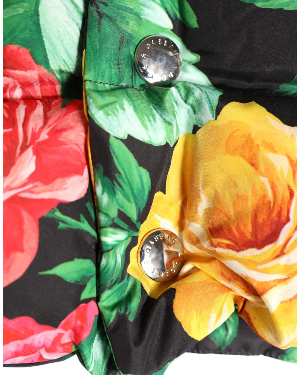 Dolce & Gabbana Green Floral Print Whole Head Wrap Hat
