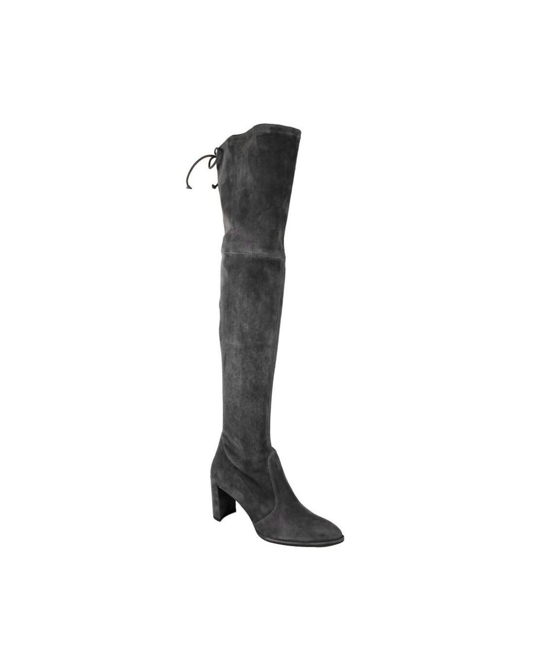Stuart Weitzman Black Landmark Suede Over-the-knee Boot