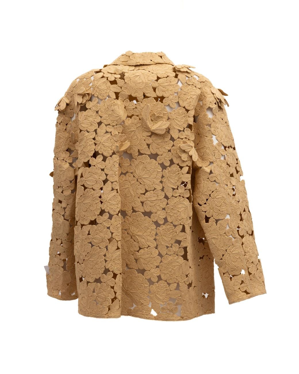 Valentino Garavani Natural Floral Lace Jacket