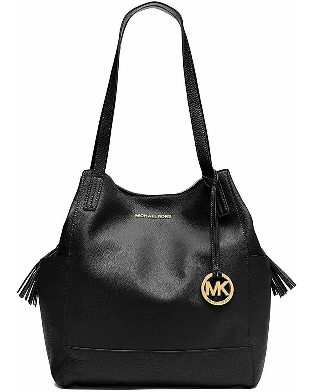 Michael Kors Suede Colgate X Large Grab Bag in Black Womens Bags Hobo bags and purses 