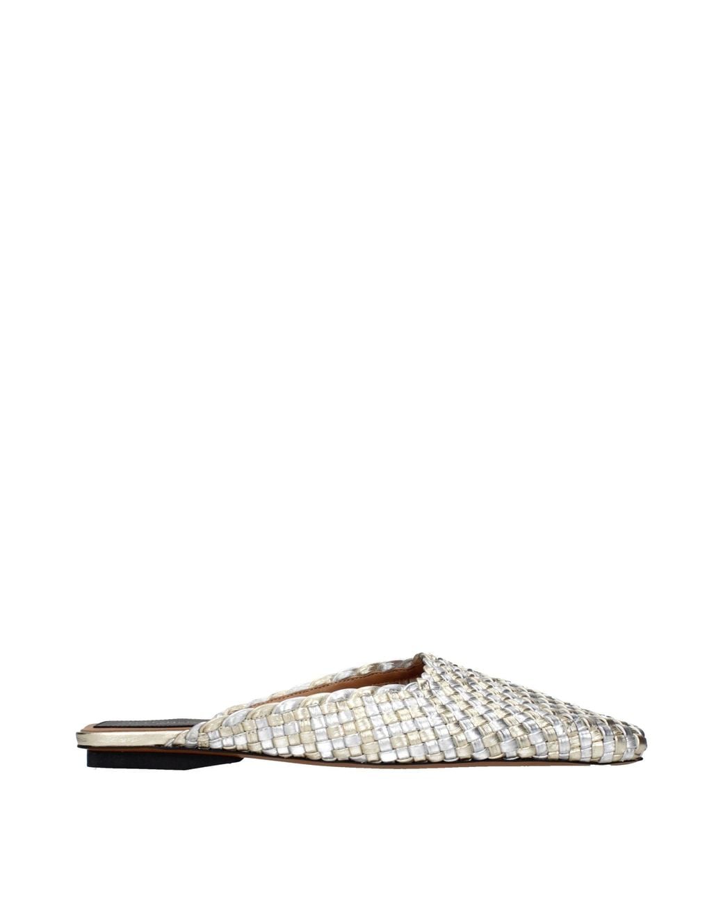 Stella McCartney Natural Leather Slippers