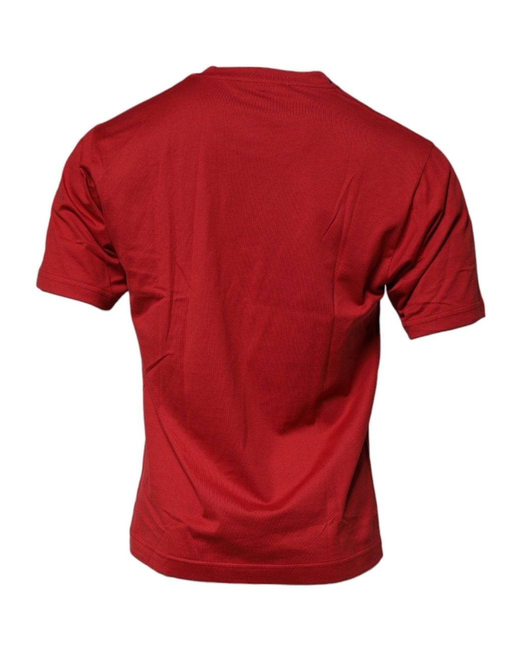 Dolce & Gabbana Red Dg Tshirt Short Sleeves for men