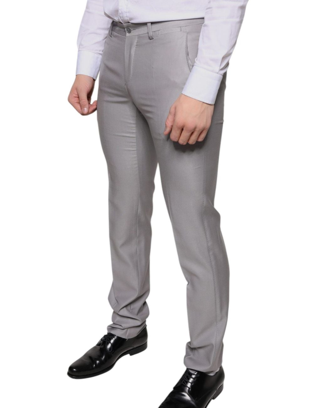 Dolce & Gabbana Gray Light Wool Dress Pants for men