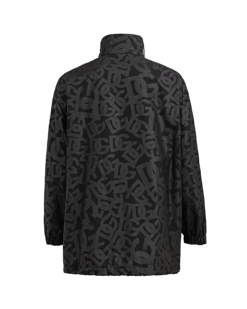 Dolce & Gabbana Black Polyester Shell Jacket for men