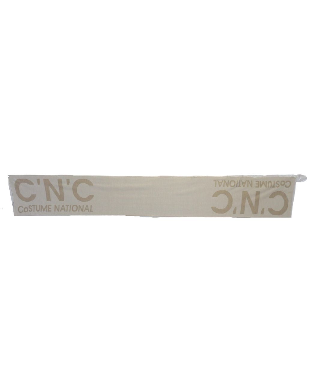 CoSTUME NATIONAL Black Logo Wrap Warmer Shawl Scarf