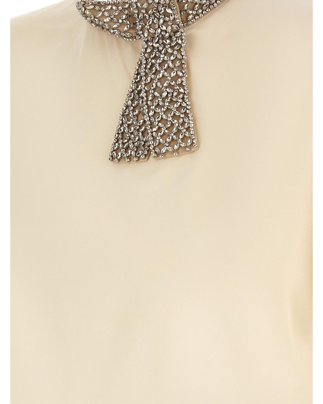 Valentino Garavani Natural Silk Tank Tops