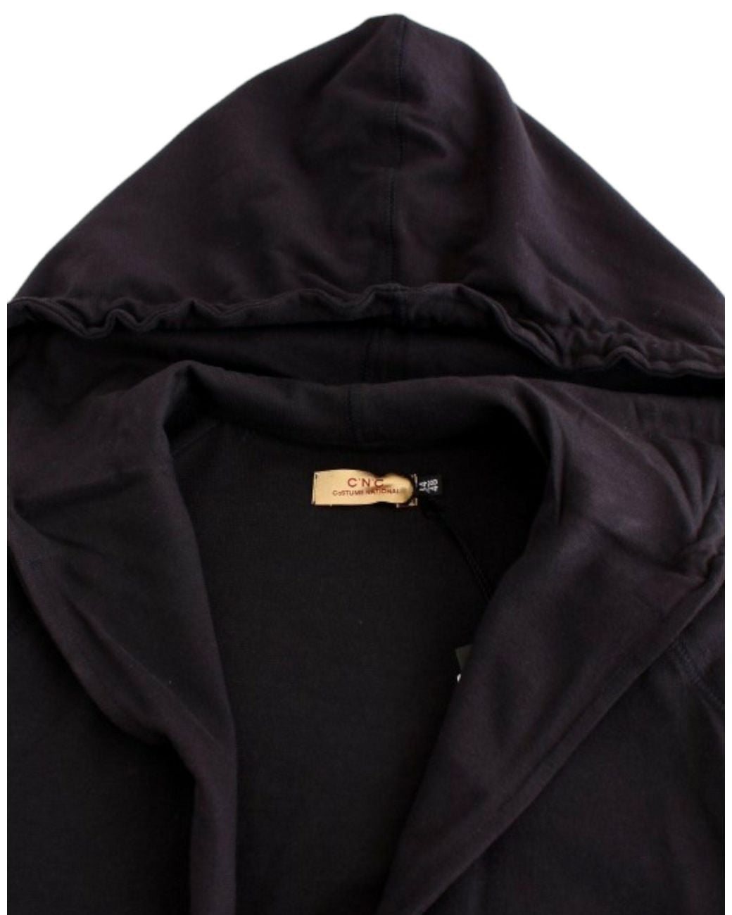 CoSTUME NATIONAL Blue Hooded Cotton Sweater for men