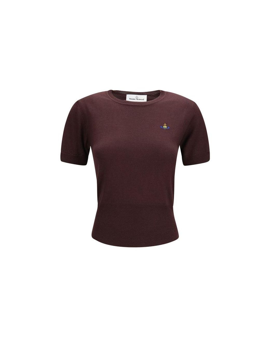 Vivienne Westwood Purple Wool Oves Aries T-Shirt