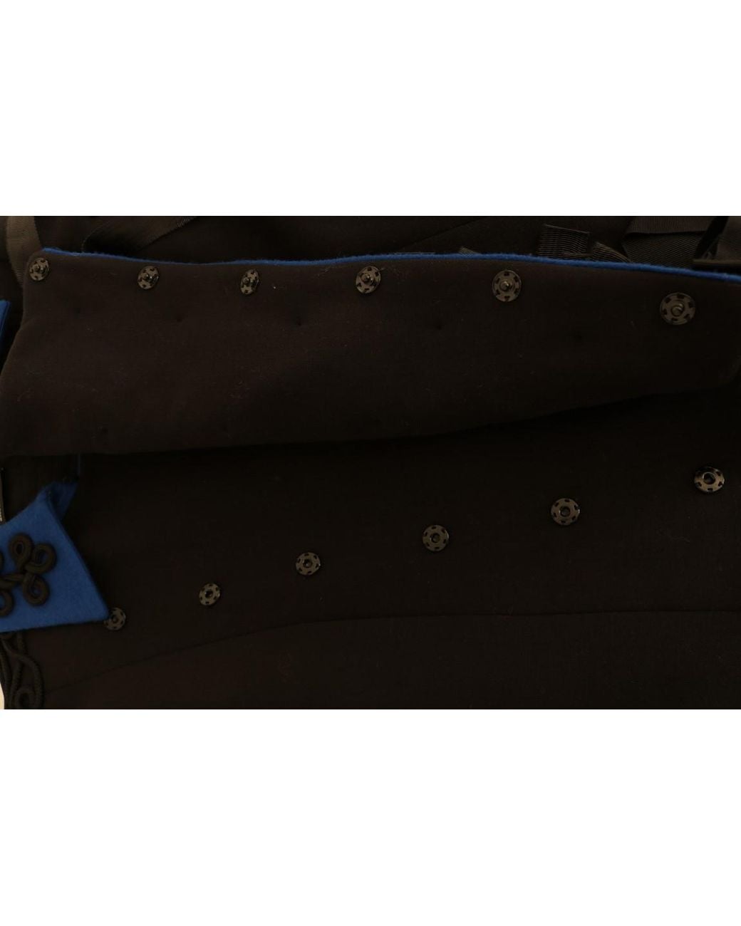 Dolce & Gabbana Black Wool Trench Jacket
