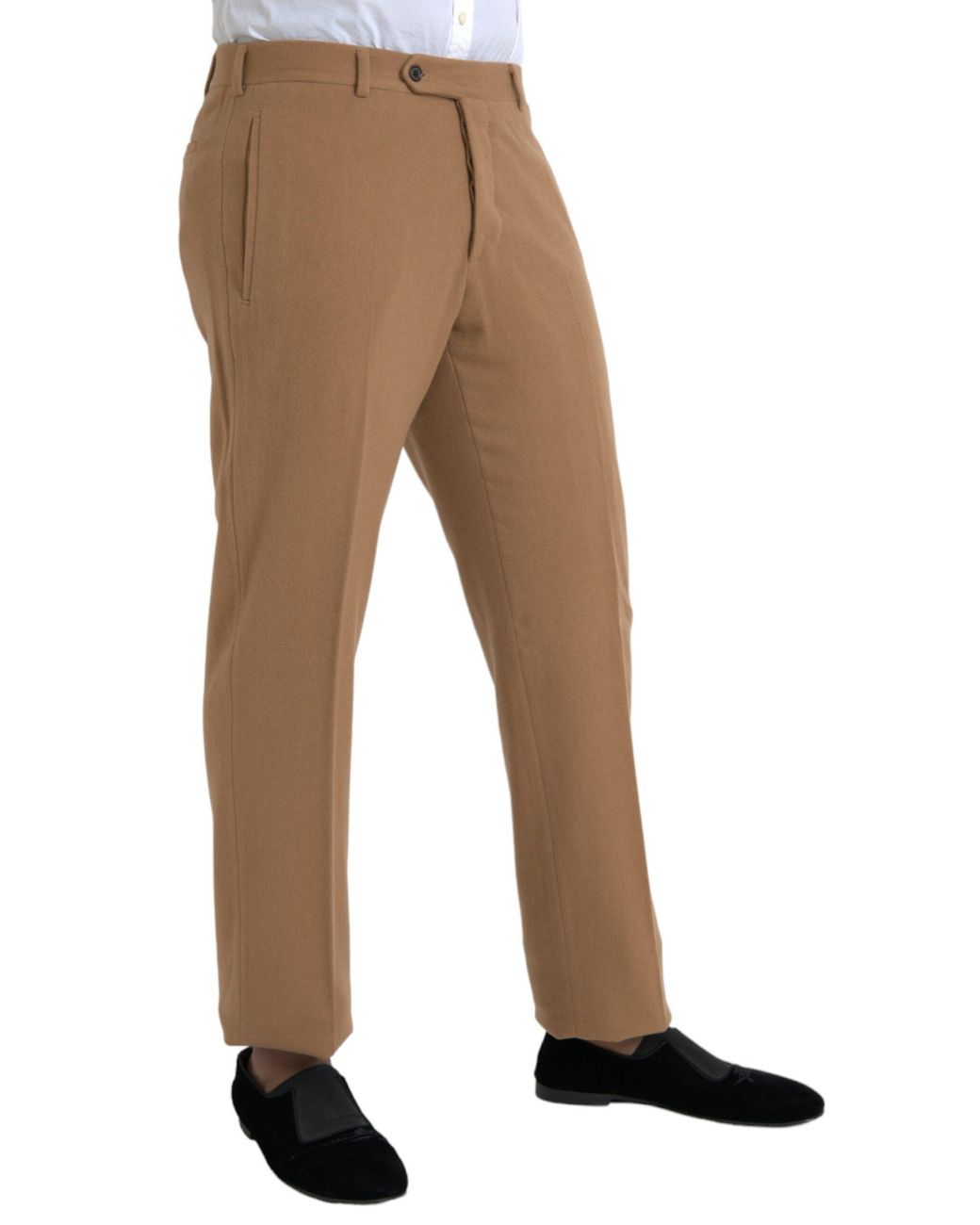 Prada Natural Wool Trousers Regular Fit for men