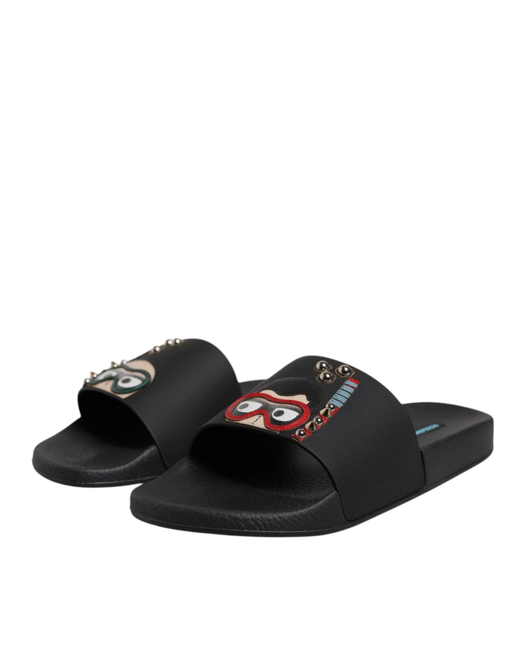 Dolce & Gabbana Black Sliders for men