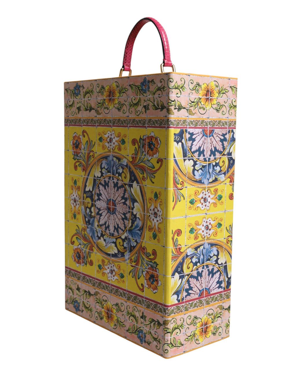 Dolce & Gabbana Yellow Dress Ceramic Porcelain Fashion Leather Sicily Dolls Silk Accessory