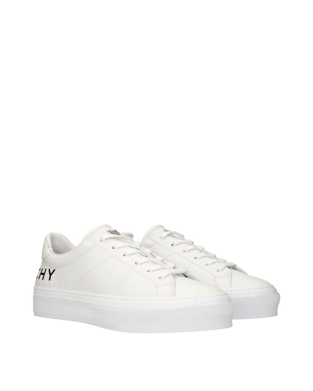 Givenchy White Leather Sneakers for men