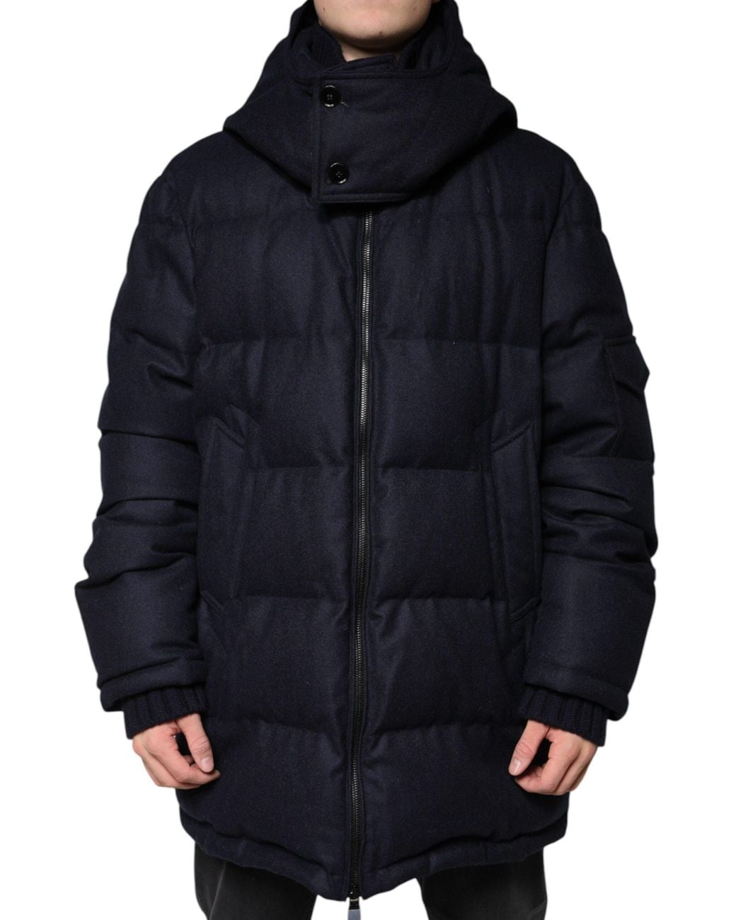 Dolce & Gabbana Blue Long Sleeve Padded Jacket Model Jkt3781 for men