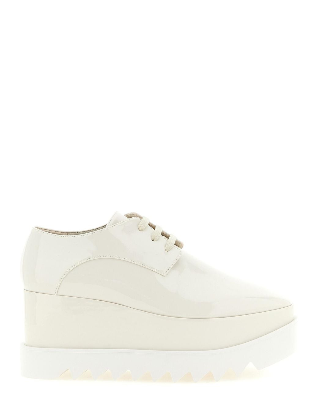 Stella McCartney White Polyethylene Wedge Sandals