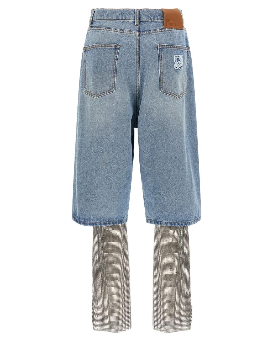GIUSEPPE DI MORABITO Blue Cotton Bermuda Shorts