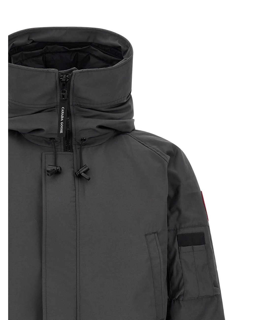 Canada Goose Gray Polyester Bomber for men