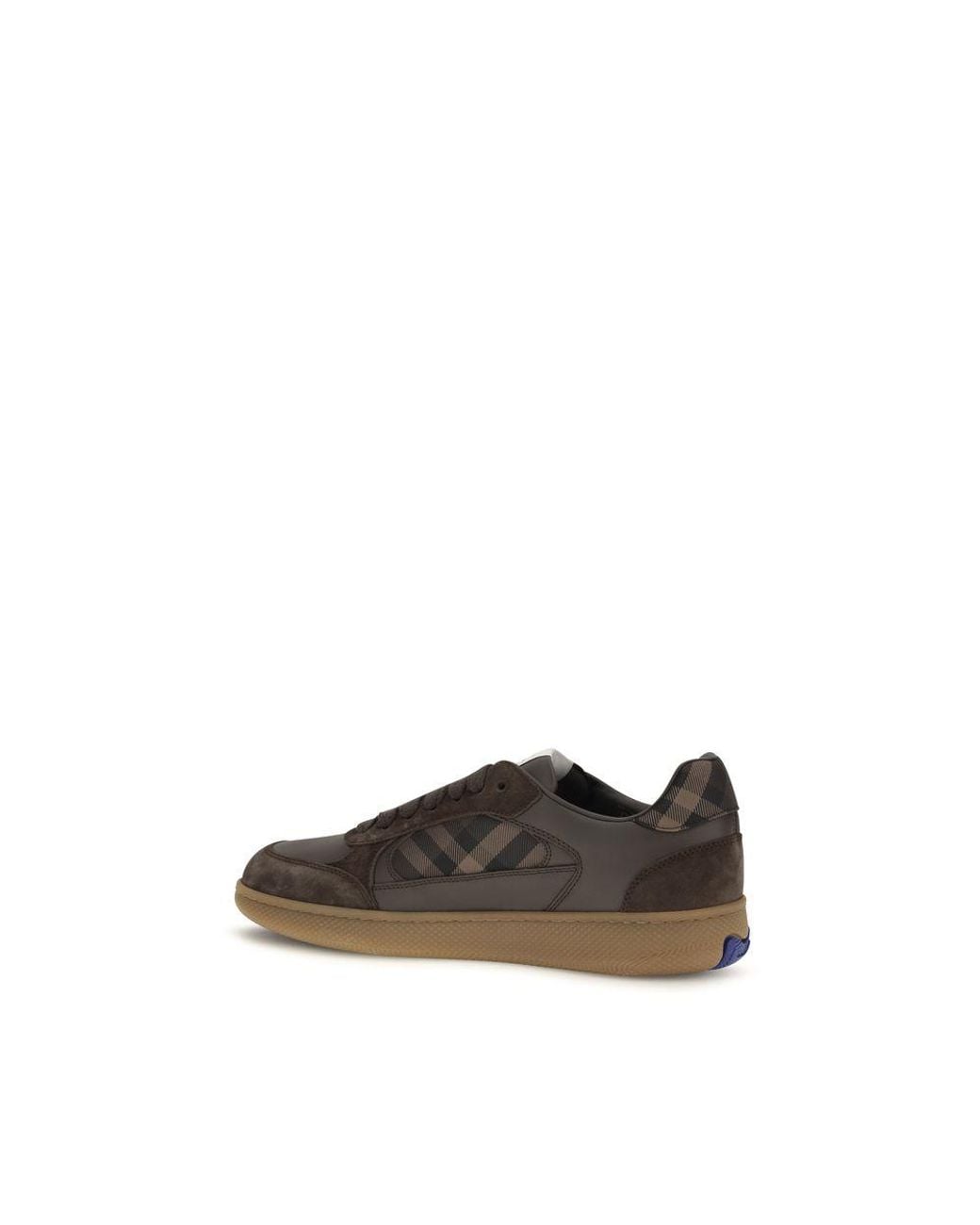 Burberry Brown Calf Leather Bos Taurus Athletic Sneakers for men