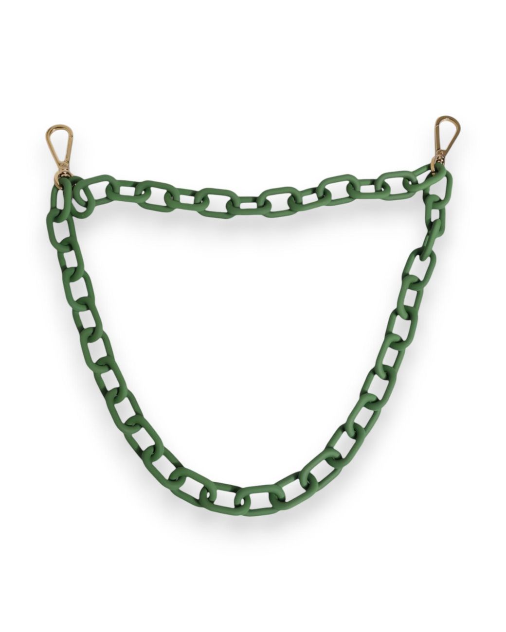 Dolce & Gabbana Green Plexy Acrylic Chunky Hardware Wallet Chain for men