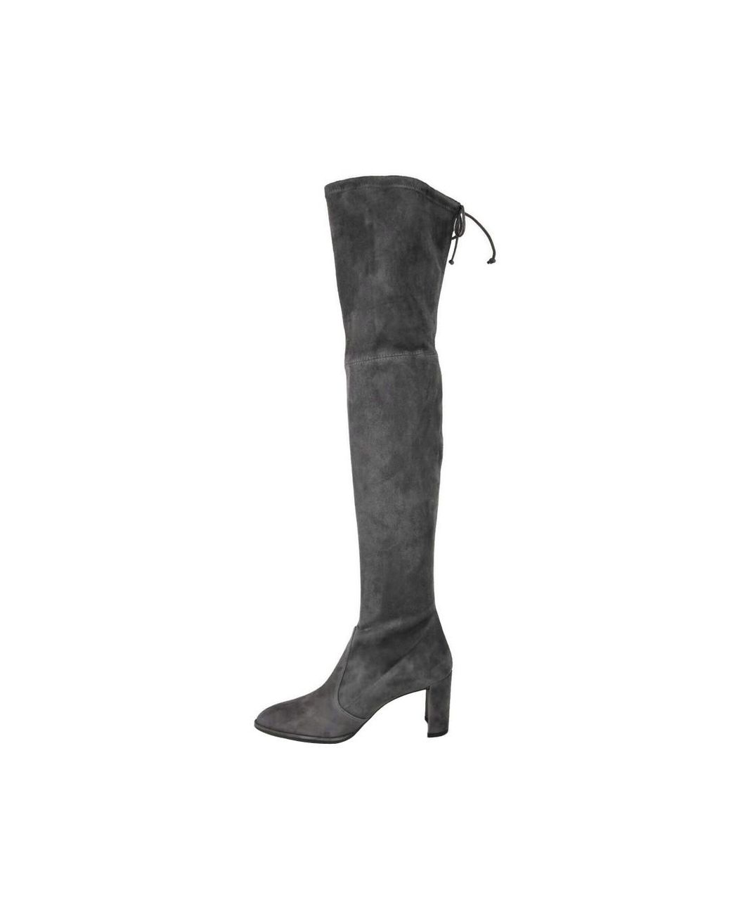 Stuart Weitzman Black Landmark Suede Over-the-knee Boot