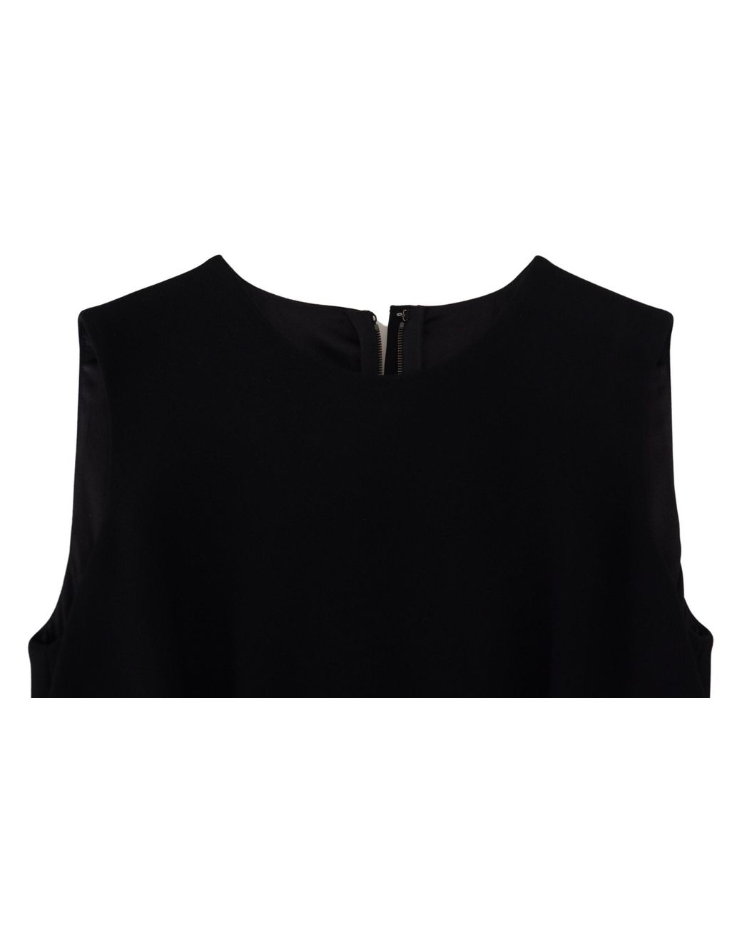 Dolce & Gabbana Black Sheath Flare Viscose Dress