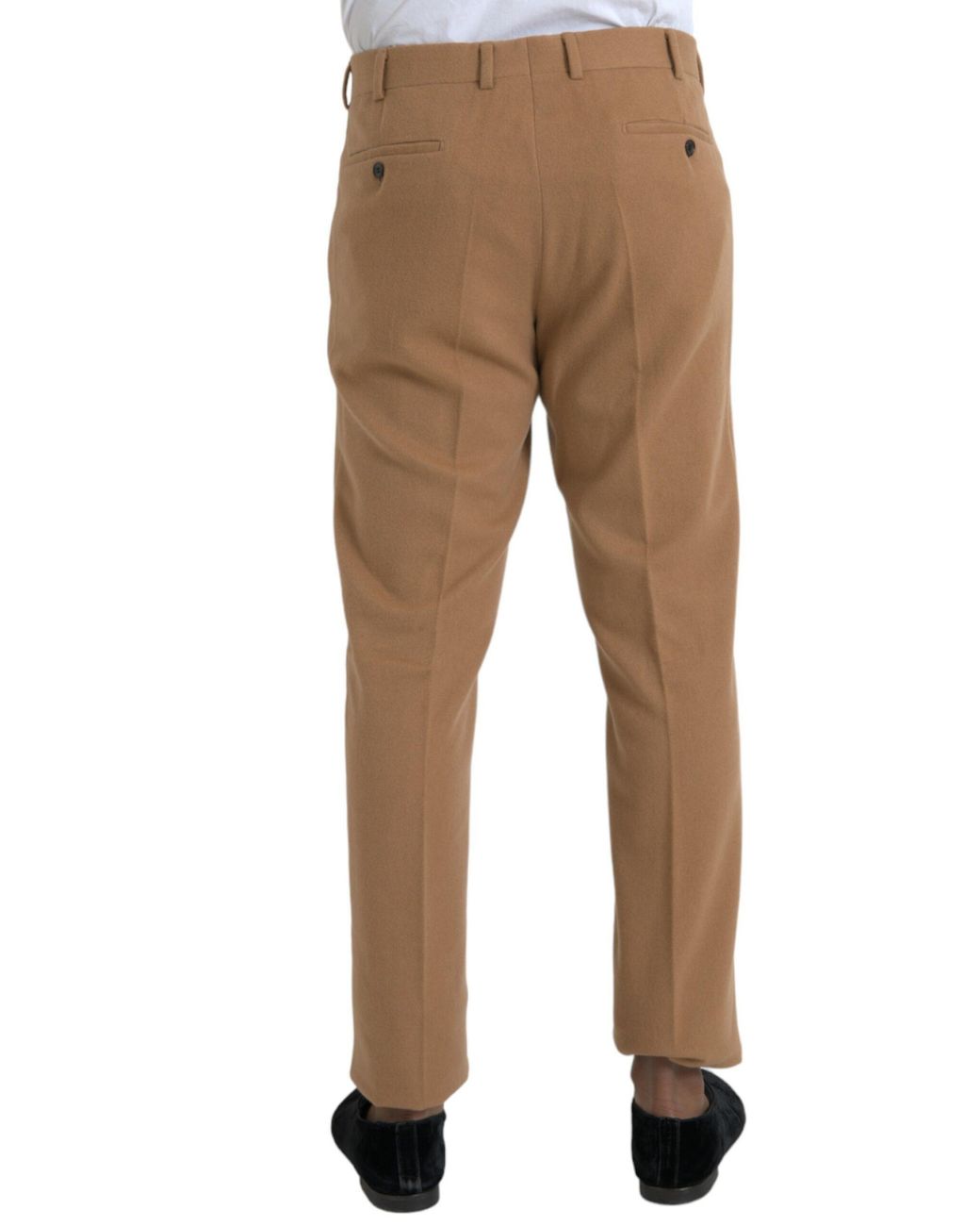 Prada Natural Wool Trousers Regular Fit for men
